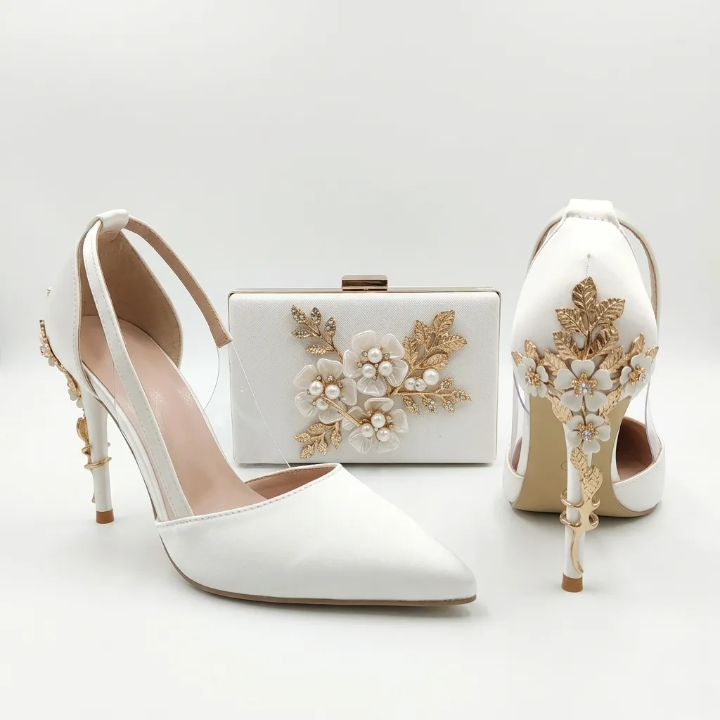 Flower Decor Stiletto  (36)