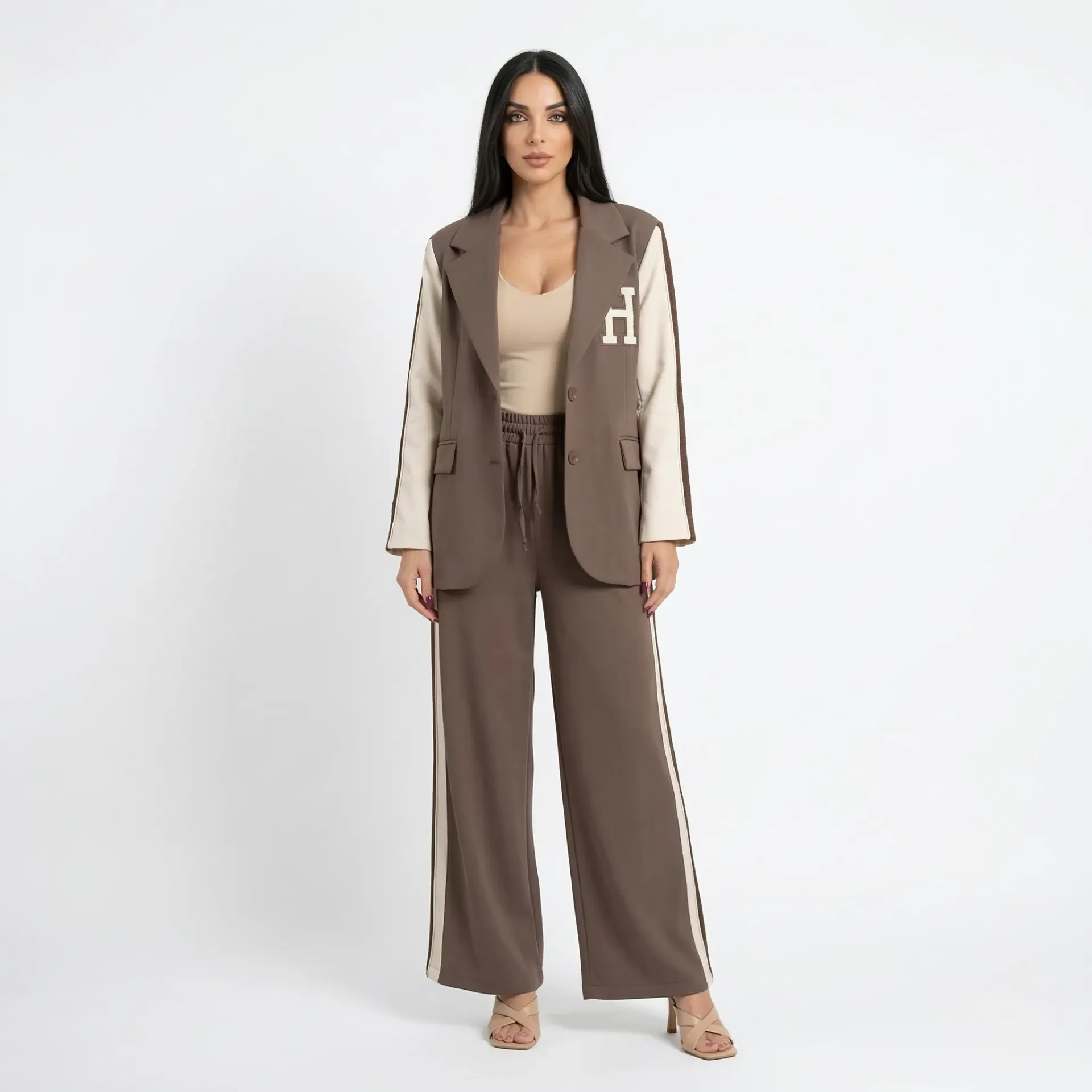 H Pants With Stripes (S)