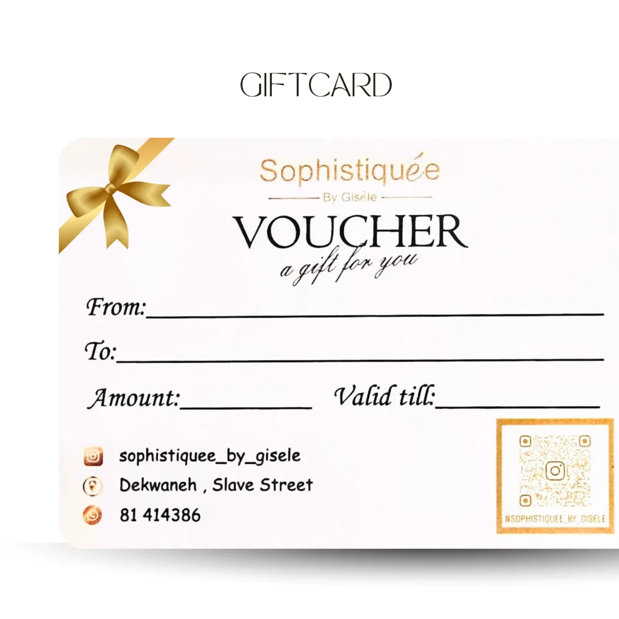 GIFT CARD