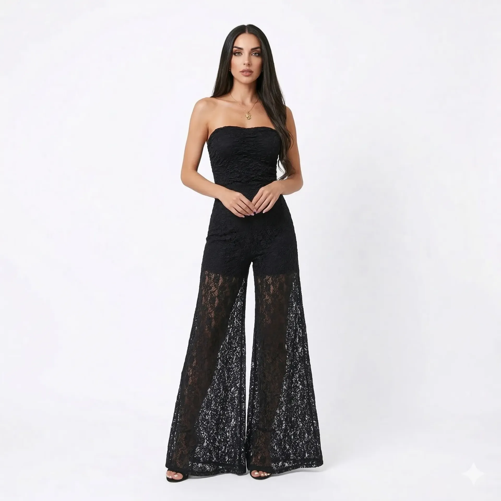 Wide Lace Pants (S)