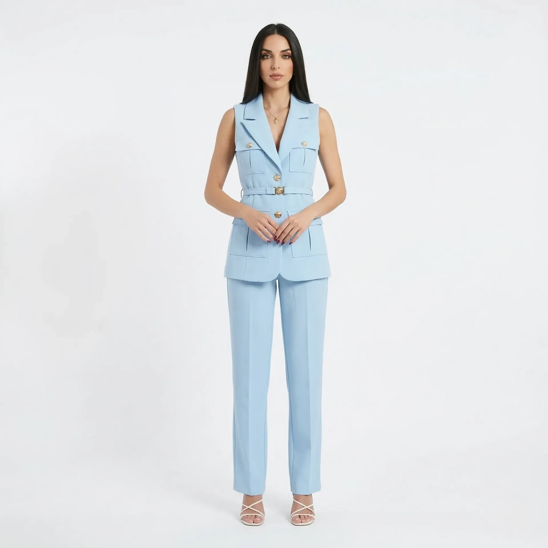 Four Pockets High End Blue Set (S)