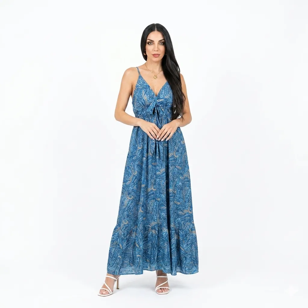 Paisley Prints Long Dress