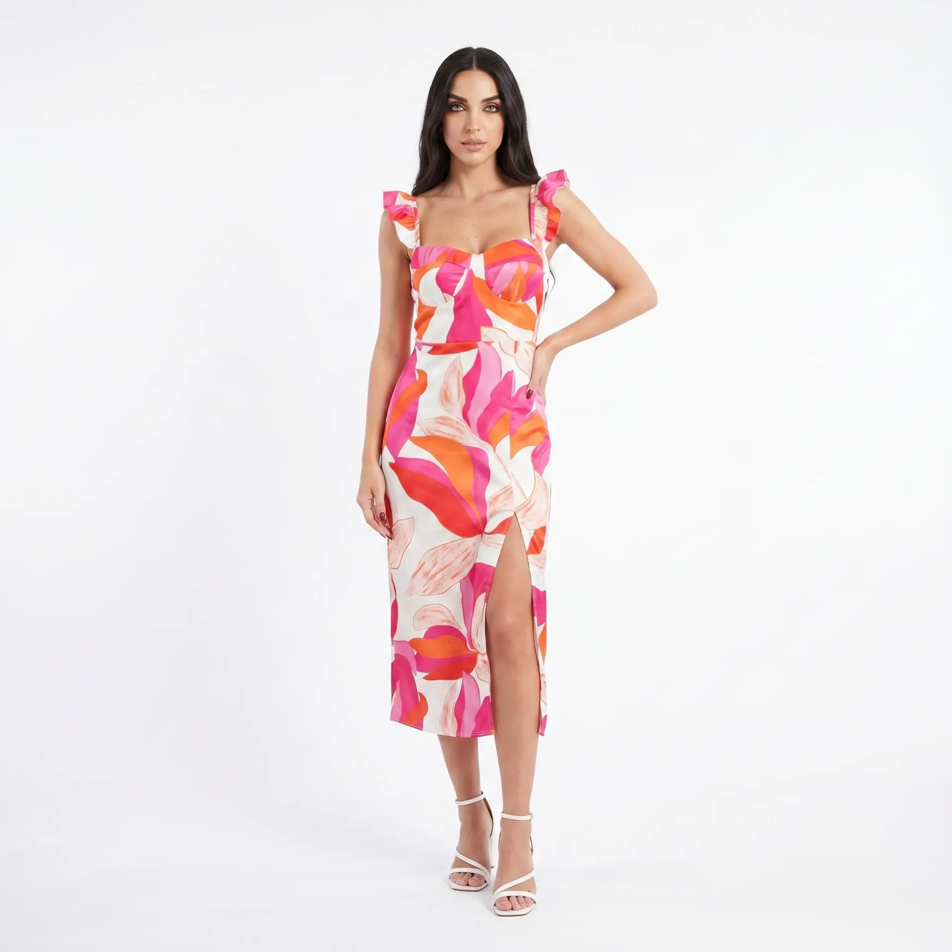 Orange Bodycon Dress
