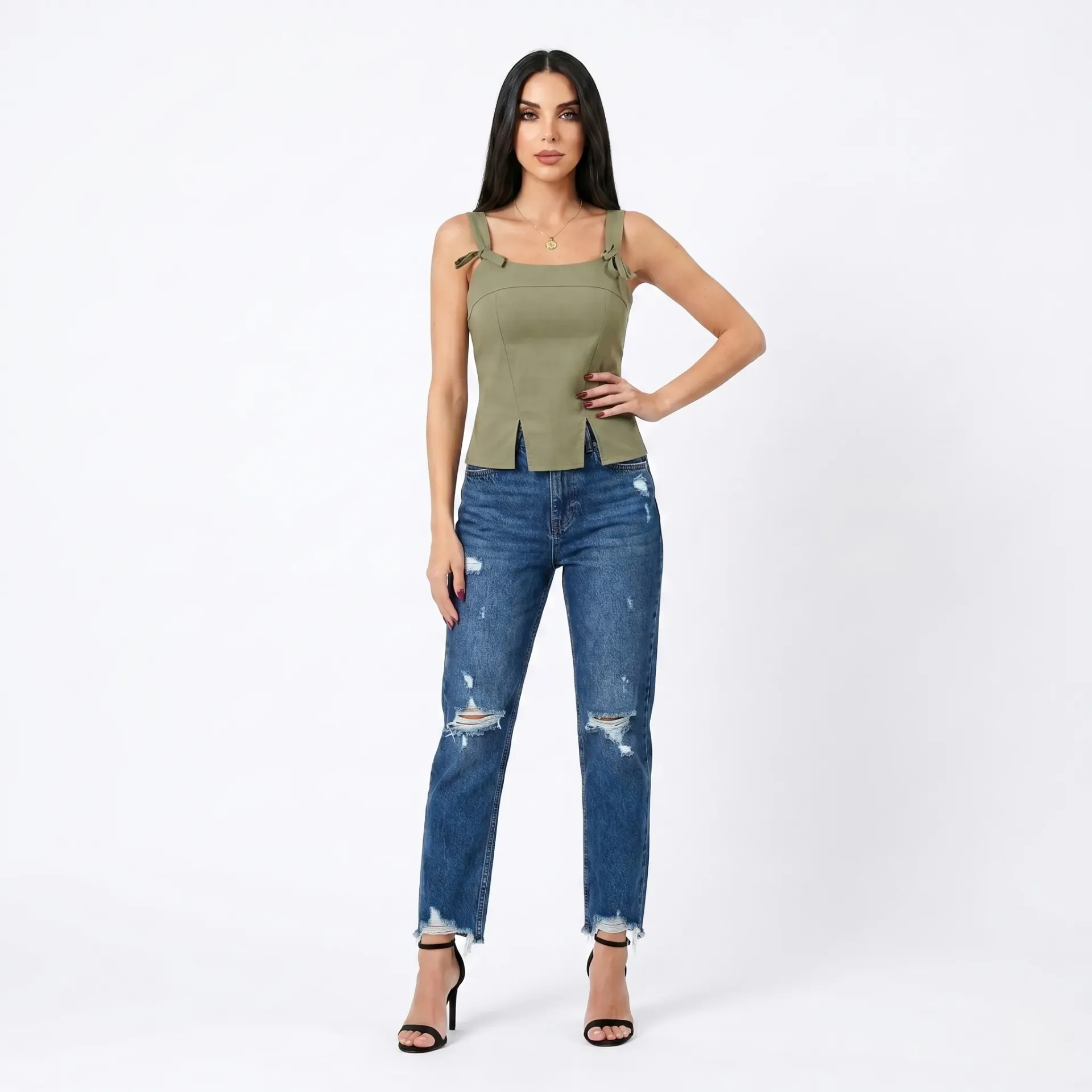 Army Vintage Top